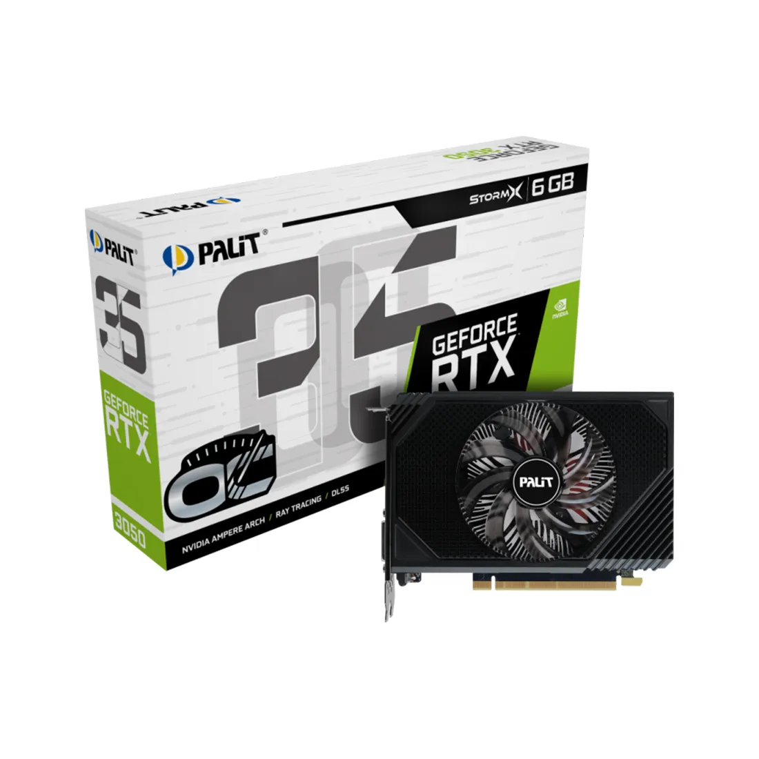 Видеокарта PALIT RTX3050 STORMX OC V1 6G (NE63050S18JE-1072F) — изображение 3