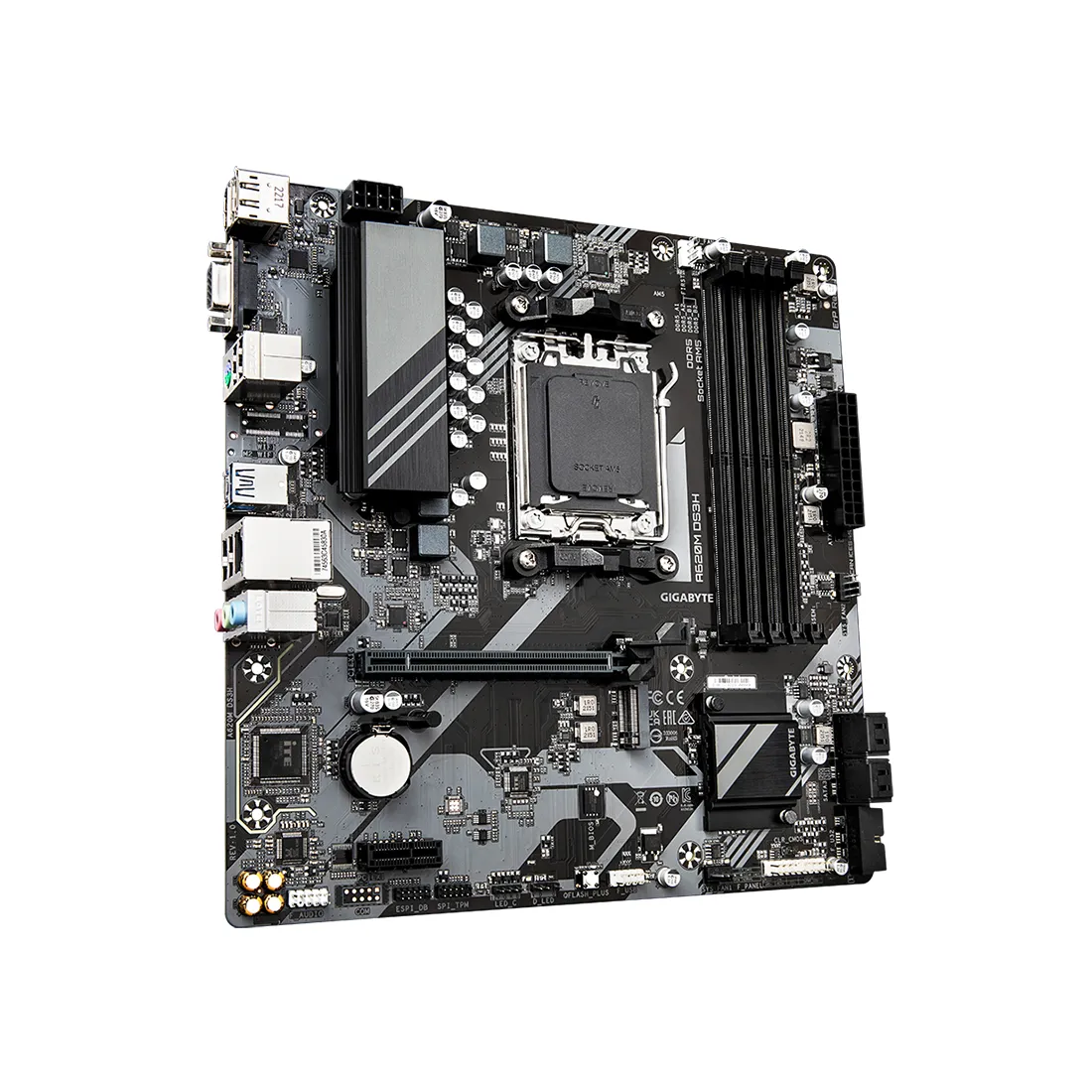 Материнская плата Gigabyte A620M DS3H — изображение 3