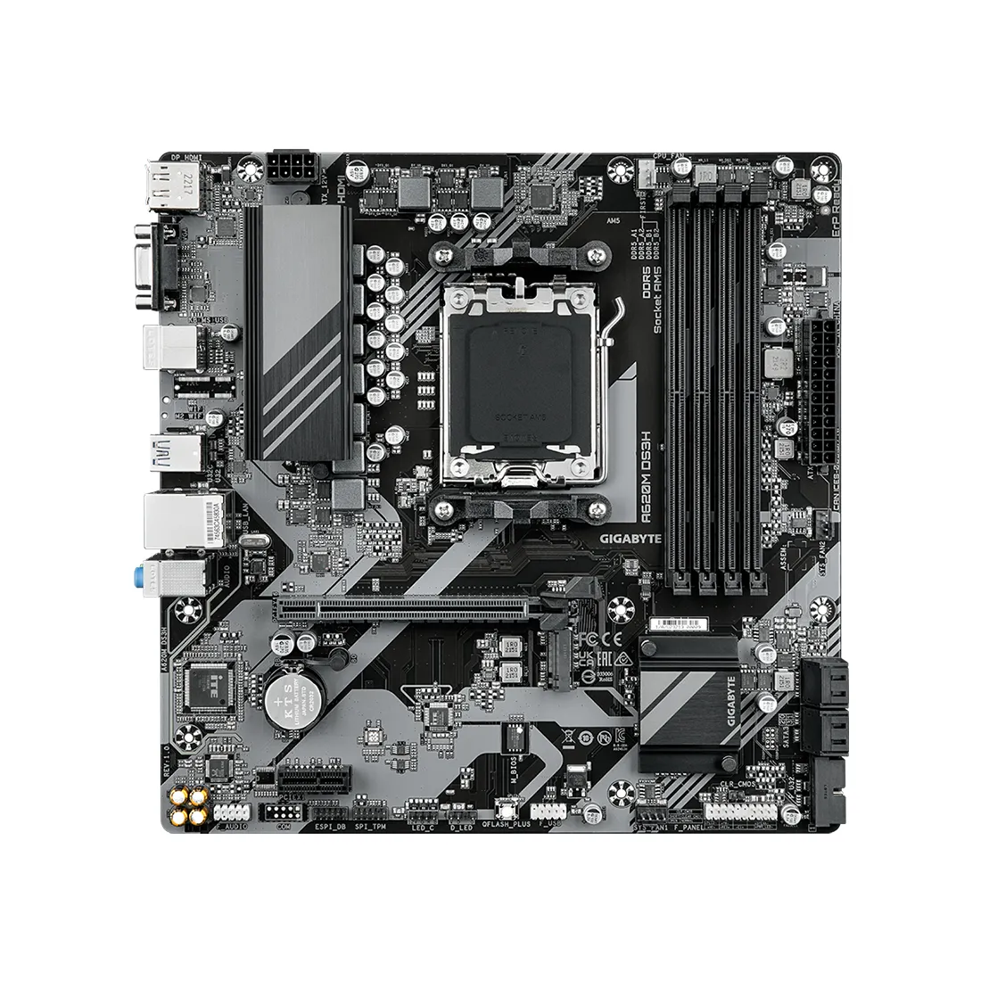 Материнская плата Gigabyte A620M DS3H — изображение 2