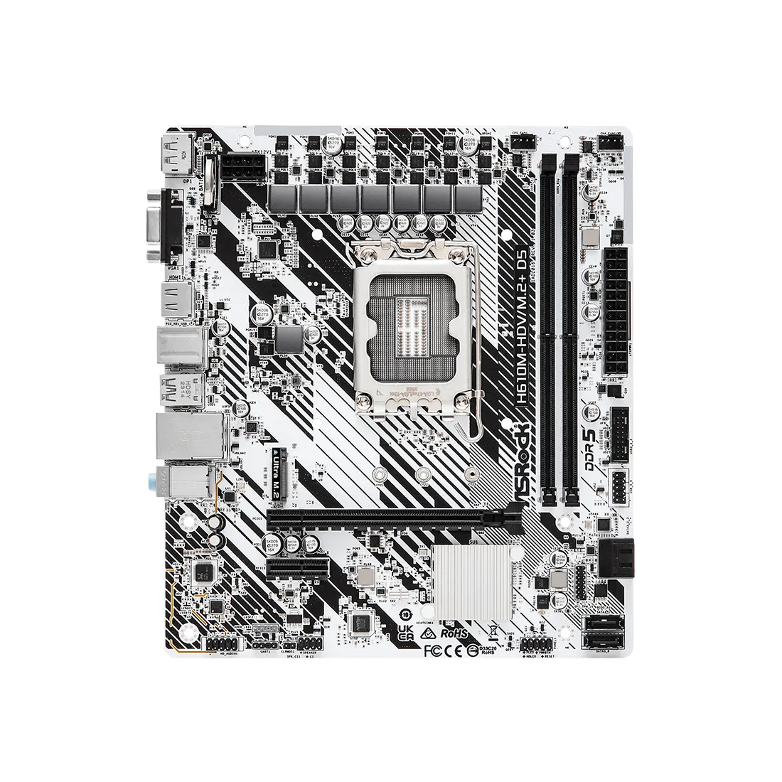 Материнская плата ASRock H610M-HDV/M.2+D5 — изображение 2
