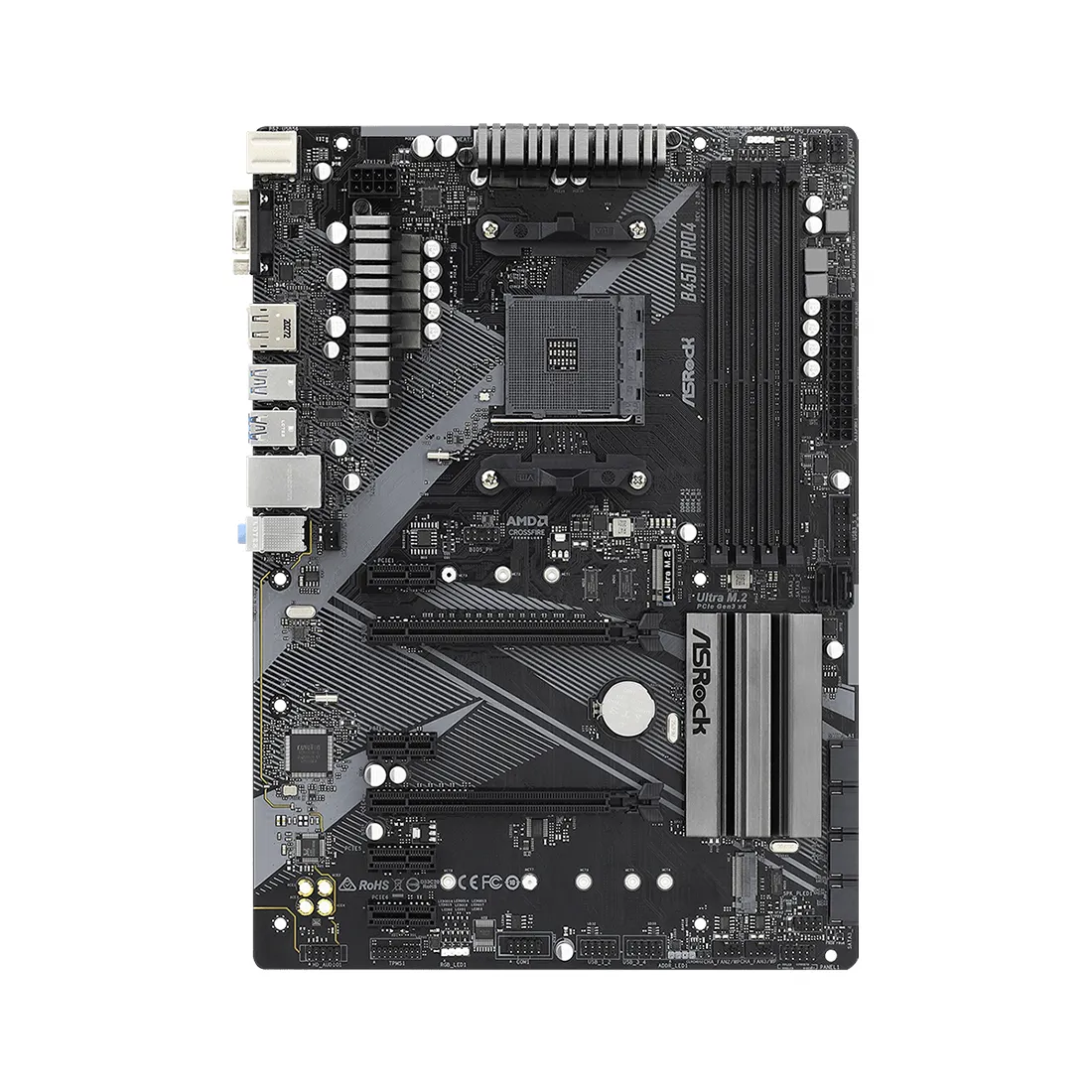 Материнская плата ASRock B450 PRO4 R2.0 — изображение 2