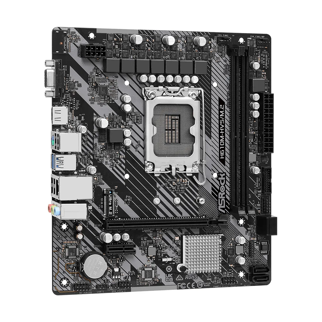 Материнская плата ASRock H610M-HVS/M.2 R2.0 — изображение 3