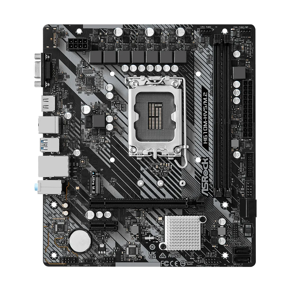 Материнская плата ASRock H610M-HVS/M.2 R2.0 — изображение 2