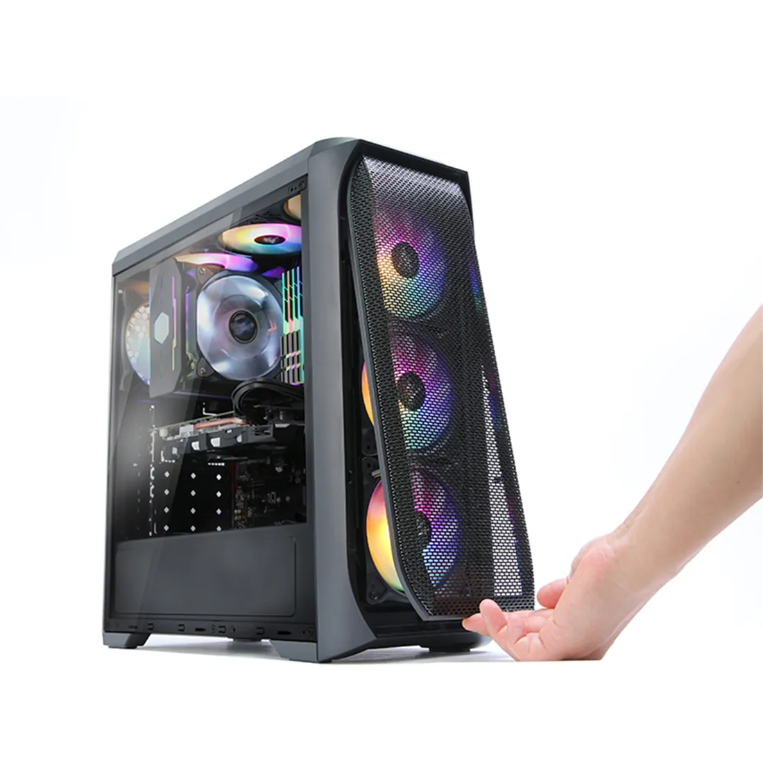 Компьютерный корпус Zalman N5 MF Black без Б/П — изображение 2
