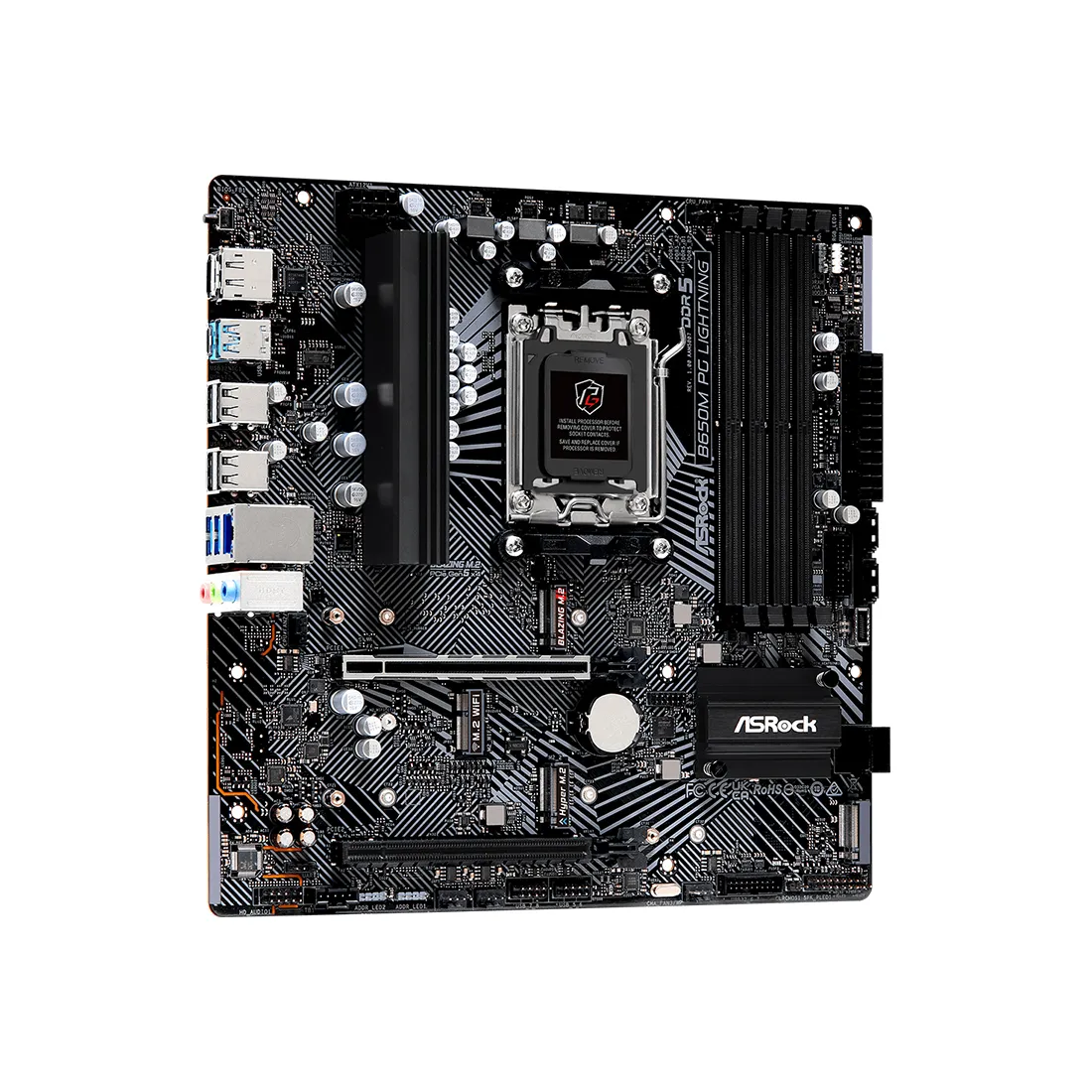 Материнская плата ASRock B650M PG LIGHTNING — изображение 3