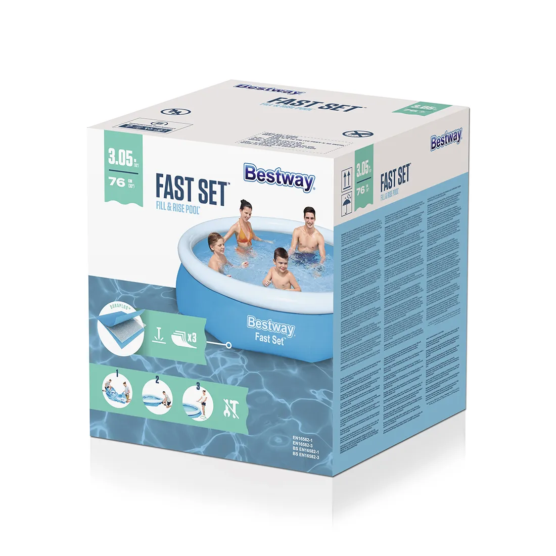 Надувной бассейн Bestway 57266 — изображение 3