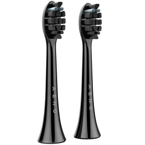 AENO Replacement toothbrush heads, Black, Dupont bristles, 2pcs in set (for ADB0004/ADB0006 and ADB0003/ADB0005)