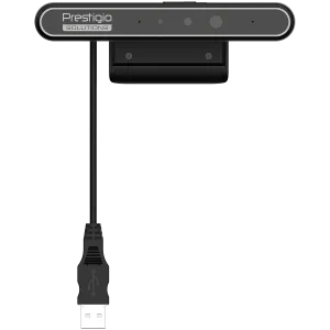 Prestigio Solutions Video Conferencing Windows Hello Camera: FHD, 2MP, 2 mic, 1m (Range), Connection via USB 3.0