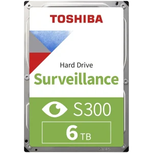 HDD Video Surveillance TOSHIBA S300 6TB SMR, 3.5'', 256MB, 5400RPM, SATA, TBW: 180