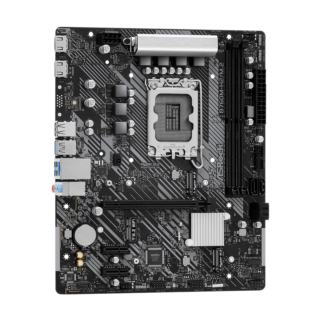 Материнская плата ASRock B760M-H2/M.2 — изображение 3