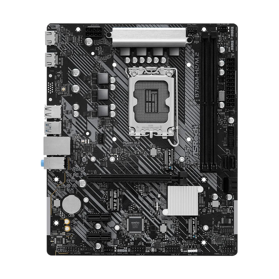 Материнская плата ASRock B760M-H2/M.2 — изображение 2