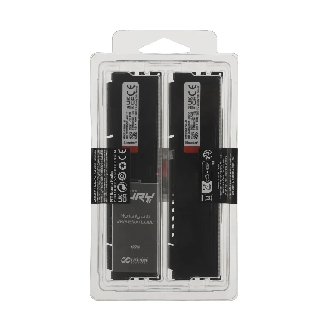 Комплект модулей памяти Kingston FURY Beast Black KF560C36BBE2K2-32 DDR5 32GB (Kit 2x16GB) 6000MHz — изображение 3