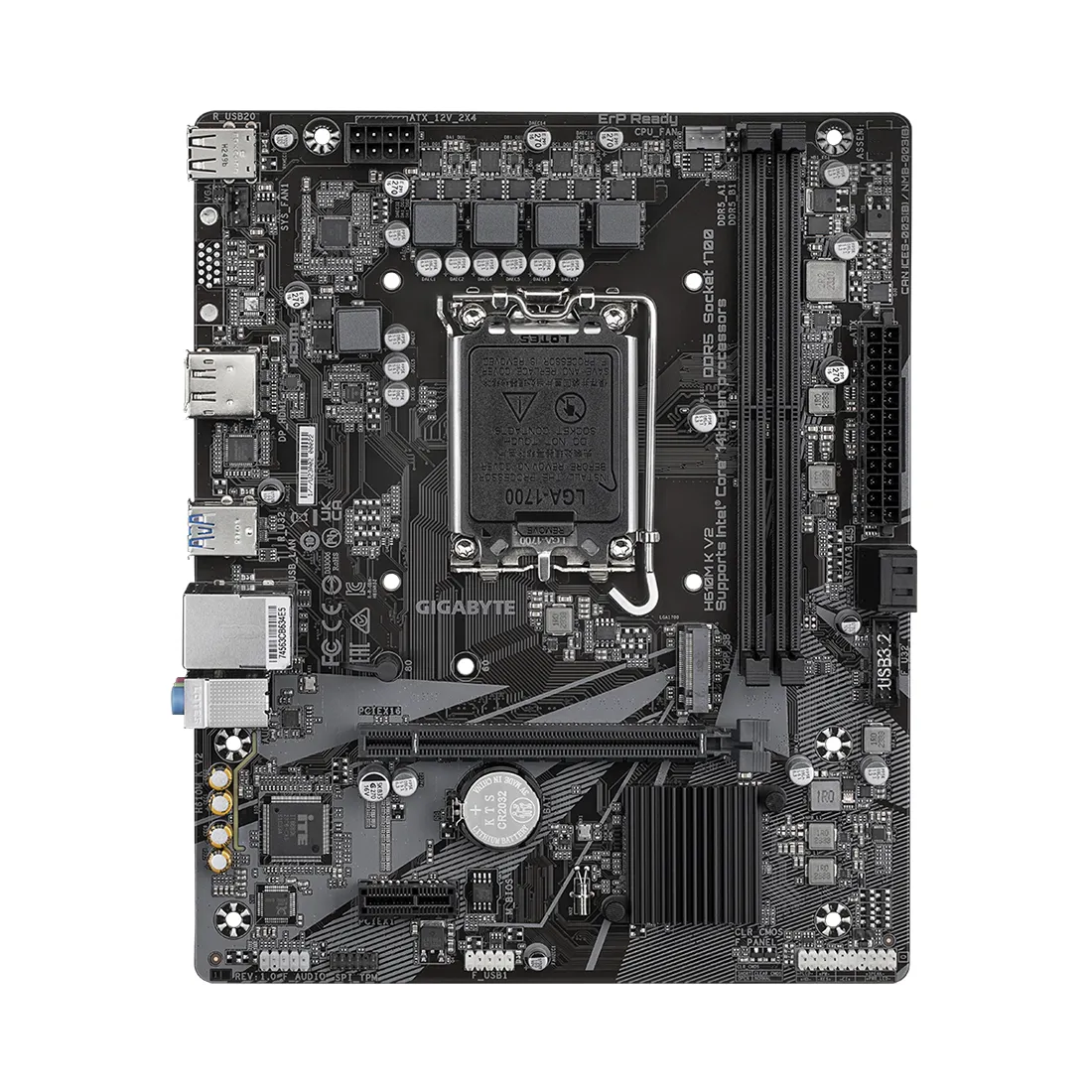 Материнская плата Gigabyte H610M K V2 — изображение 2