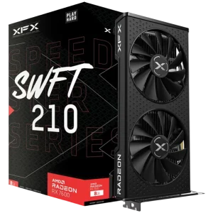 XFX SPEEDSTER SWFT 210 AMD Radeon RX 7600 8 GB GDDR6 128-bit HDMI 3x DP