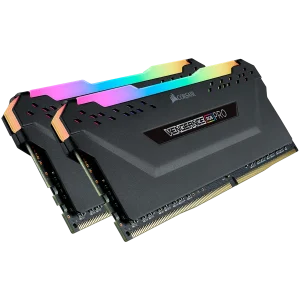 CORSAIR DDR4, 3200MHz 16GB 2x8GB DIMM, 16-18-18-36, XMP 2.0, VENGEANCE RGB PRO Heatspreader, RGB LED, 1.35V