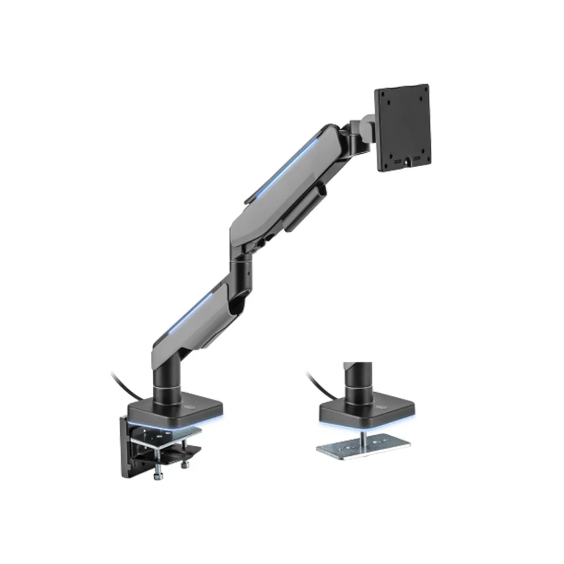 Настольный кронштейн с газлифтом XG MGG-1749 grey для 1 монитора (17"-49") Серый
