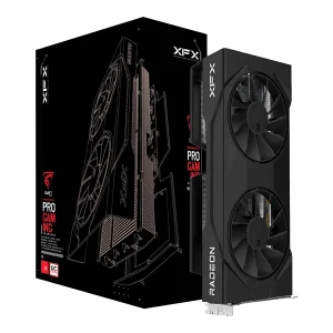 XFX SWIFT AMD Radeon RX 9060 Gaming Edition with 8GB GDDR6 HDMI 2xDP, AMD RDNA 4, black box, SI ONLY