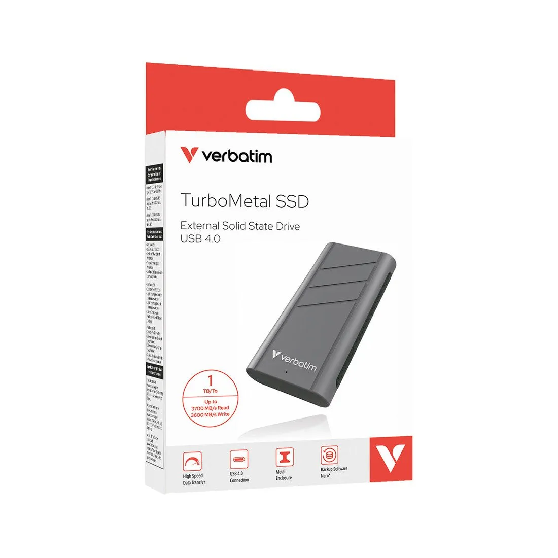 Внешний SSD диск Verbatim TurboMetal 32021 1TB — изображение 2