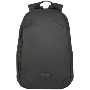 The Laser backpack for 15.6" laptops and 16" MacBooks, made from water-resistant resin-coated fabric obtained from recycled plastic, features a compact design and excellent pocket organization.