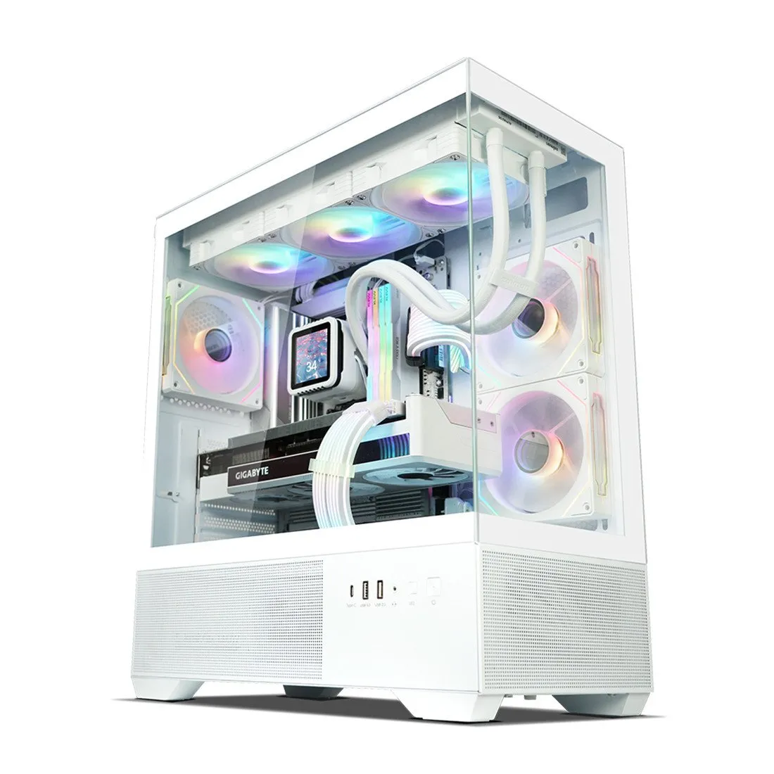Компьютерный корпус Zalman CHRONIX V2 White без Б/П — изображение 3
