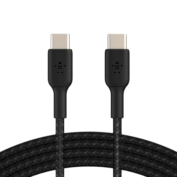 BELKIN USB-C to USB-C Cable Braided, 1M, Black