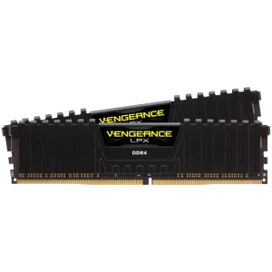 CORSAIR DDR4, 3200MHz 16GB 2x8GB Dimm, 16-20-20-38, XMP 2.0, Vengeance LPX black Heatspreader, Black PCB, 1.35V