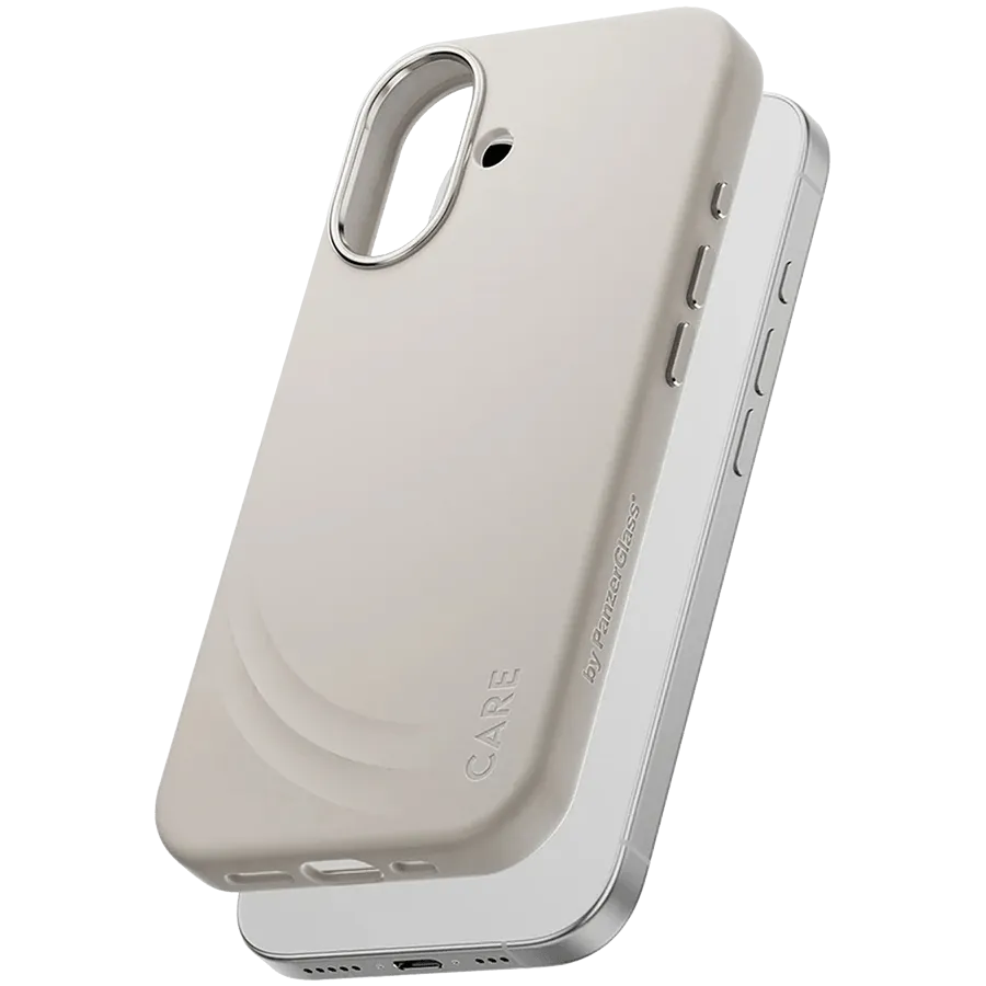 CARE by PanzerGlass FLOW Case Vanilla w. MagSafe iPhone 17