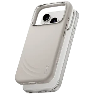CARE by PanzerGlass FLOW Case Vanilla w. Haptic Button & MagSafe iPhone 17 Pro Max