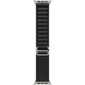 49mm Black Alpine Loop - Large - Natural Titanium Finish