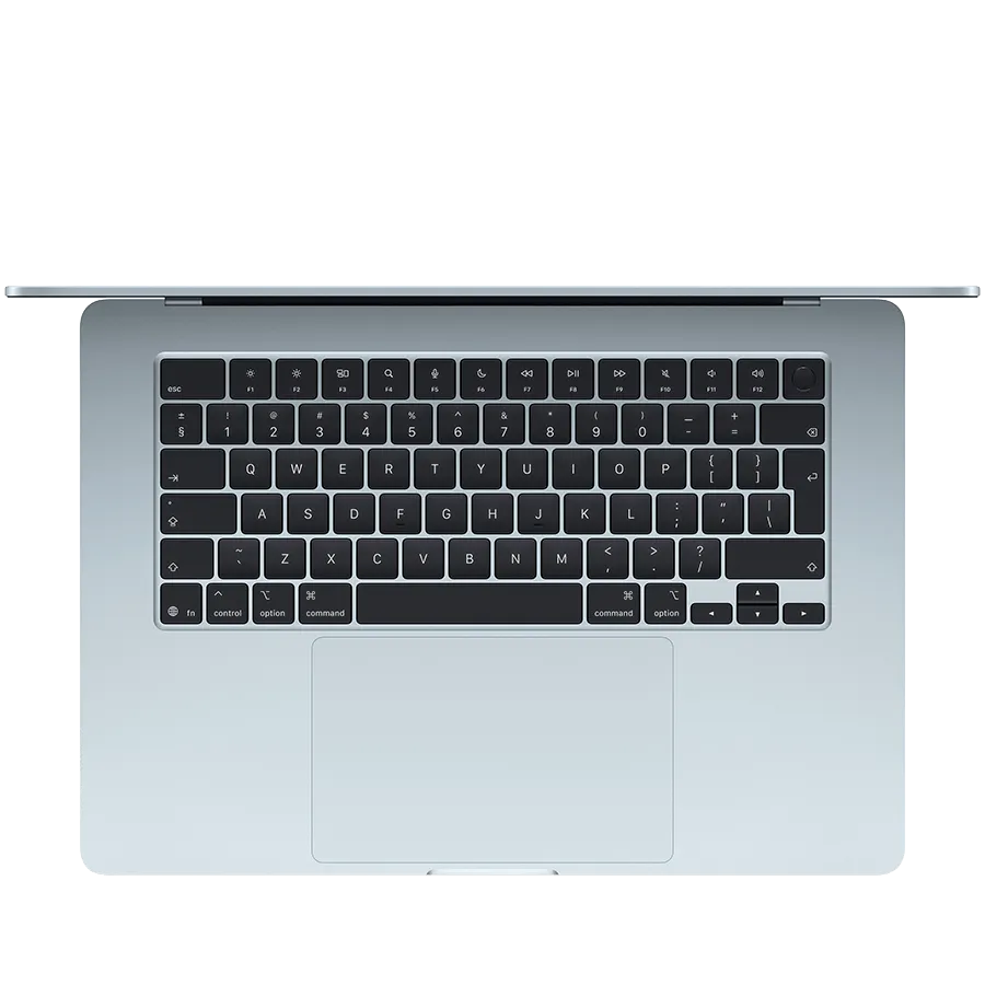 15-inch MacBook Air: Apple M5 chip with 10-core CPU and 10-core GPU, 16GB, 512GB SSD - Sky Blue,Model A3448 — изображение 2