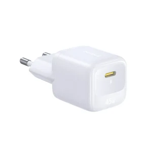 Адаптер питания Baseus FN22 1C 45W EU Moon White (E0123301)