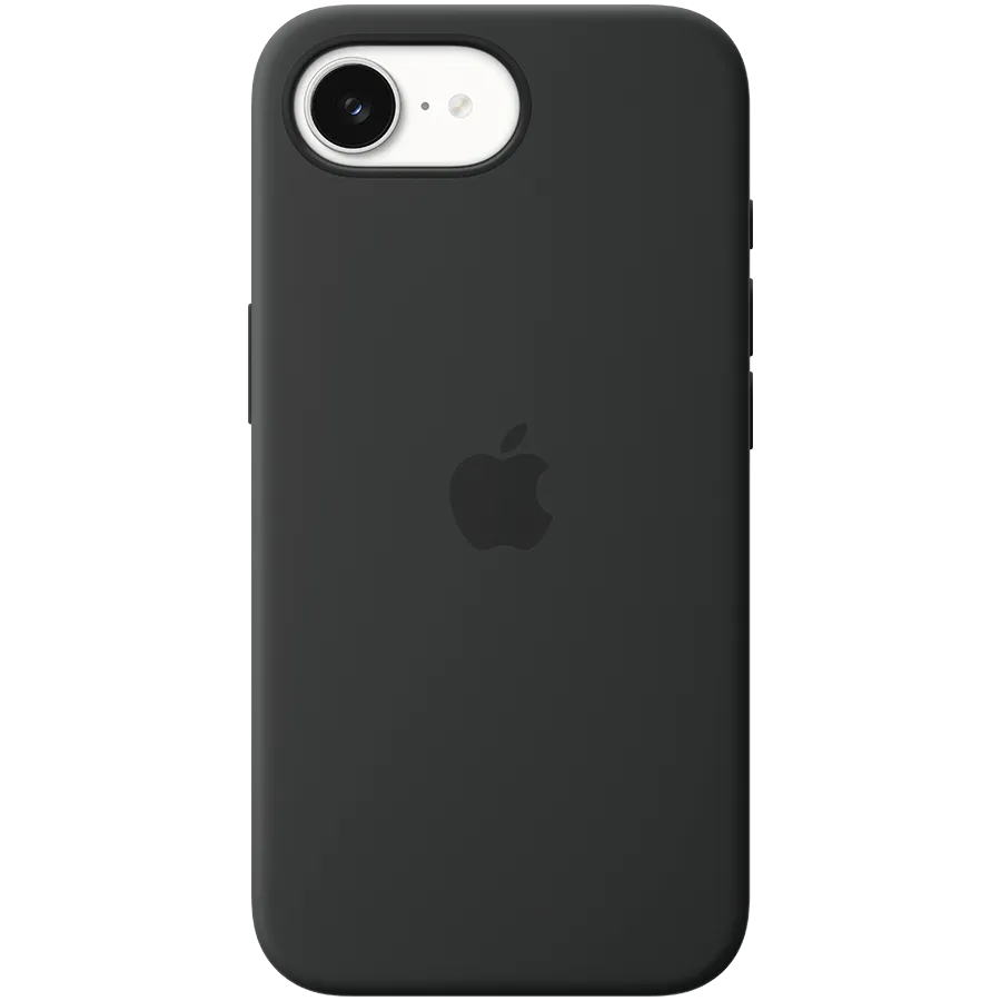 iPhone 17e Silicone Case with MagSafe - Black,Model A3646