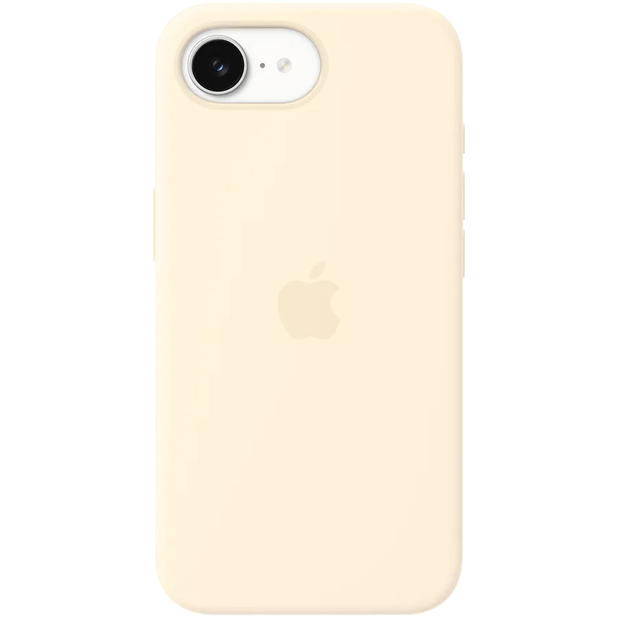 iPhone 17e Silicone Case with MagSafe - Vanilla,Model A3646