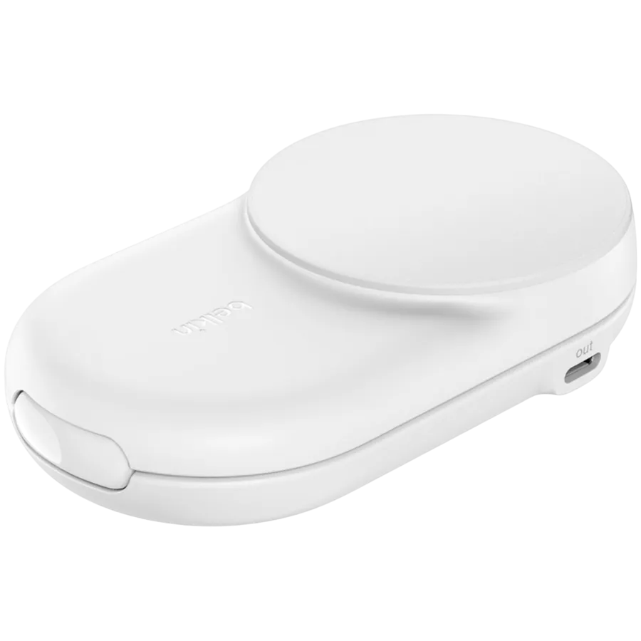 BELKIN 25w Qi2 2-IN-1 Foldable Charger, White — изображение 3