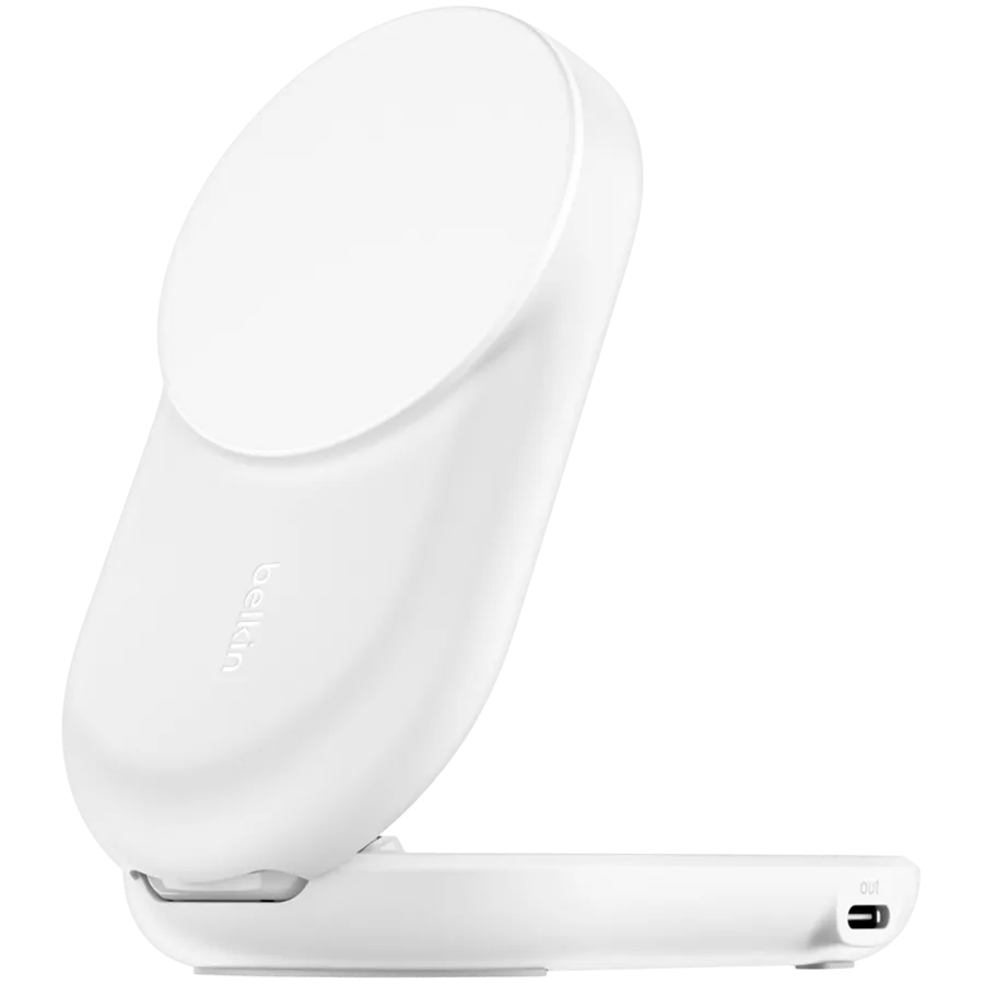 BELKIN 25w Qi2 2-IN-1 Foldable Charger, White — изображение 2