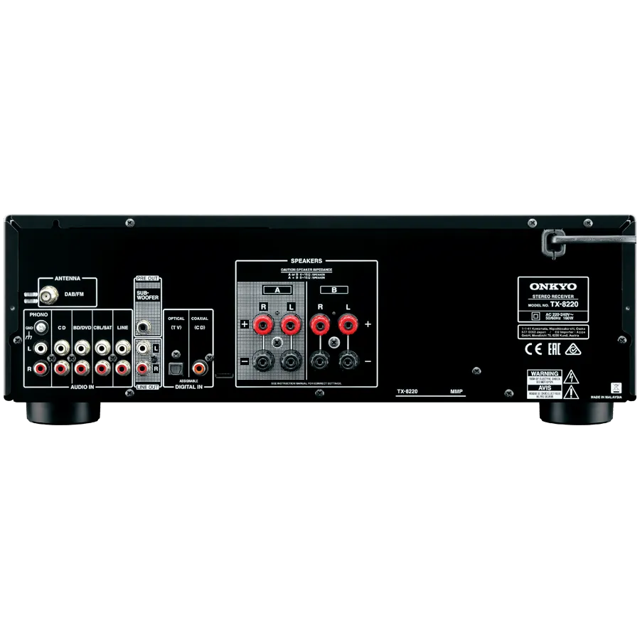 Onkyo TX-8220 Stereo Receiver, Black — изображение 2
