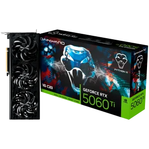 Gainward GeForce RTX 5060Ti Python III 16GB GDDR7 128 bit, 1x HDMI 2.1b, 3x DP 2.1b, 3 Fan, 1x 8-pin pwr connector, 600W, 291.9 x 116.5 x 41.3 mm, NE7506T019T1-GB2061T