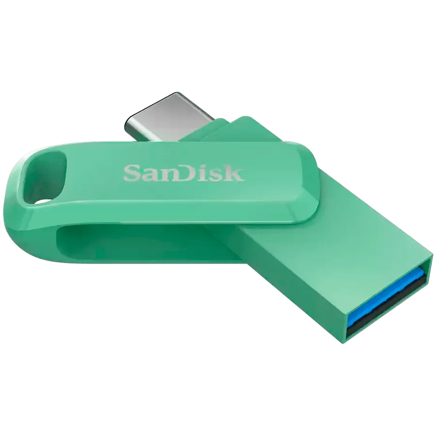 SANDISK 128GB Ultra Dual Drive Go USB Type-C, Absinthe Green, Global, 400MB/s ( Damage box )