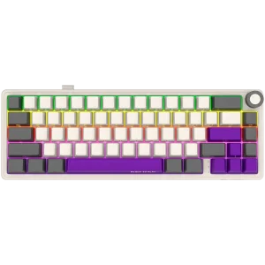 LORGAR KBP70MW, Wireless 65% Mechanical Gaming Keyboard Pro, Beige, EN/RU layout