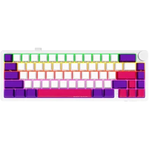 LORGAR KBP70MW, Wireless 65% Mechanical Gaming Keyboard Pro, White, EN/RU layout