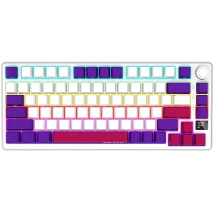 LORGAR KBP7075W, Wireless 75% Mechanical Gaming Keyboard Pro, White, EN/RU layout