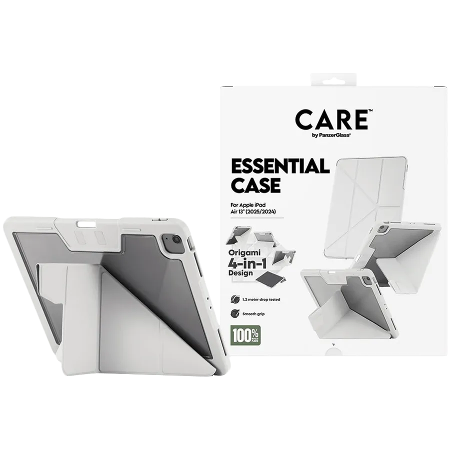 CARE by PanzerGlass Essential Case Light Grey iPad Air 13" (2024-2026), Pro 13" (2024-2025) — изображение 2