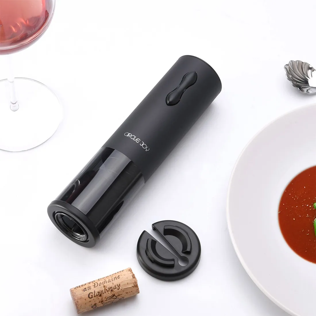 Автоматический штопор Circle Joy Mini Electric Wine Opener Черный — изображение 3